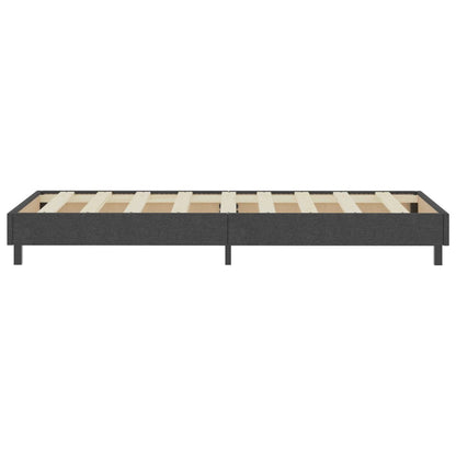 Boxspring Stof Donkergrijs 80 x 200 cm 24.5 cm