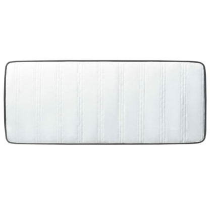 Boxspring stof donkergrijs 90x200 cm