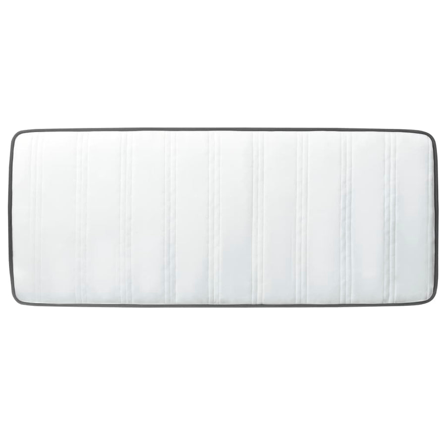 Boxspring Stof Donkergrijs 100 x 200 cm 24.5 cm