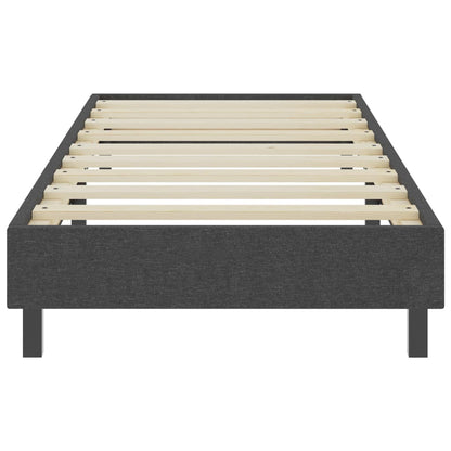 Boxspring Stof Donkergrijs 100 x 200 cm 24.5 cm