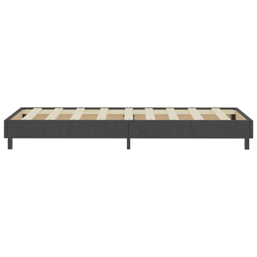 Boxspring Stof Donkergrijs 100 x 200 cm 24.5 cm