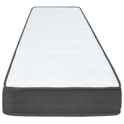 Boxspring Stof Donkergrijs 100 x 200 cm 24.5 cm