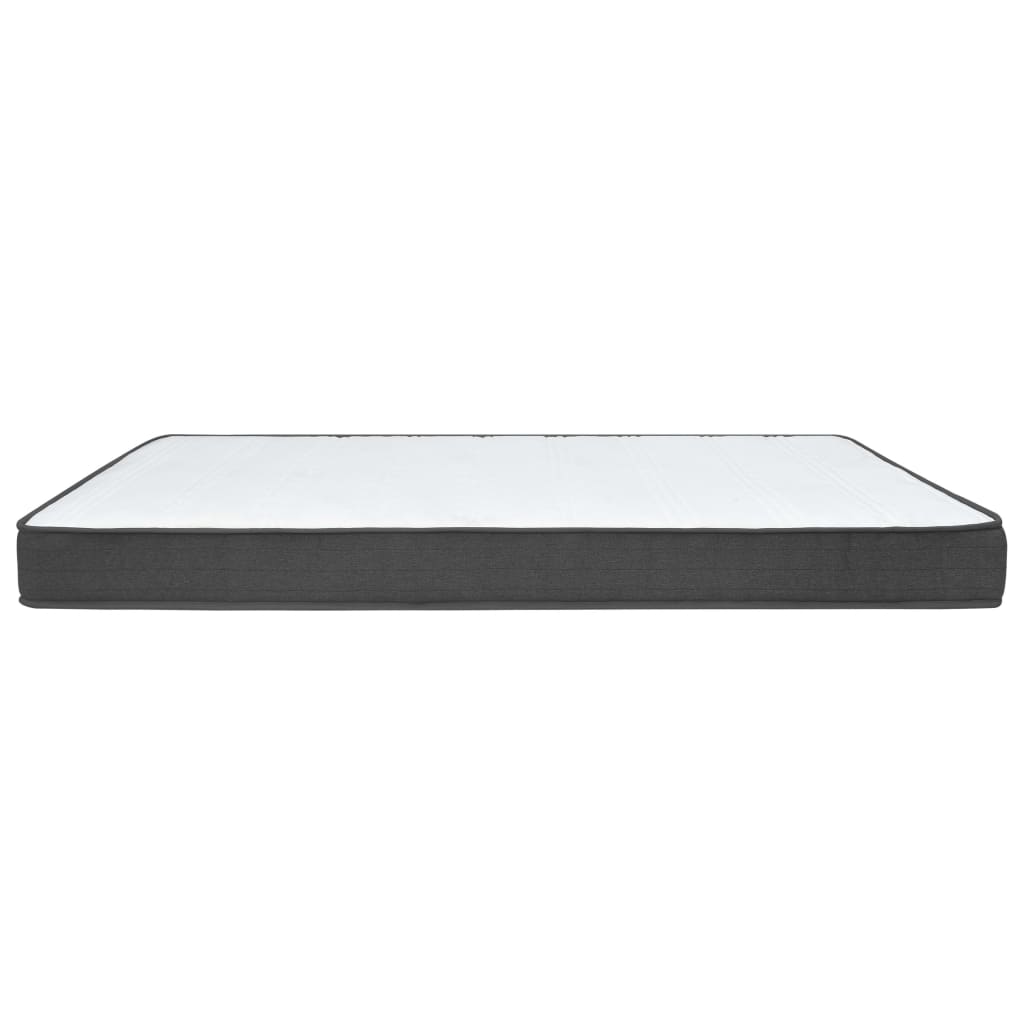 Boxspring Stof Donkergrijs 100 x 200 cm 24.5 cm