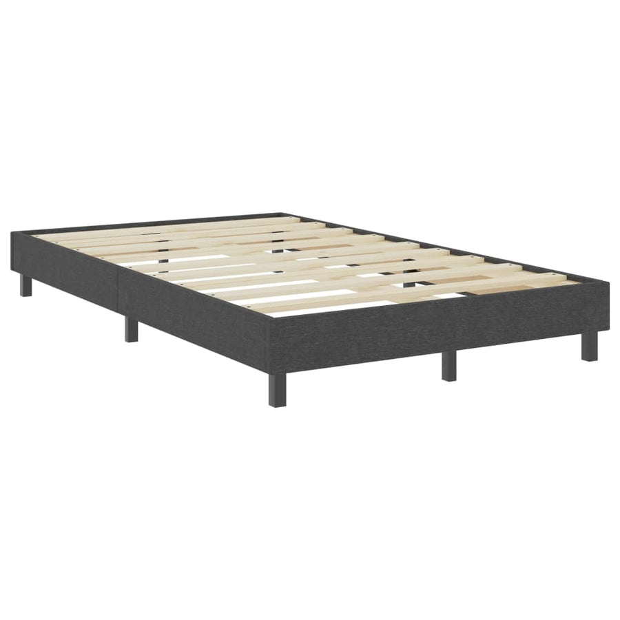 Boxspring Stof Donkergrijs 120 x 200 cm 24.5 cm