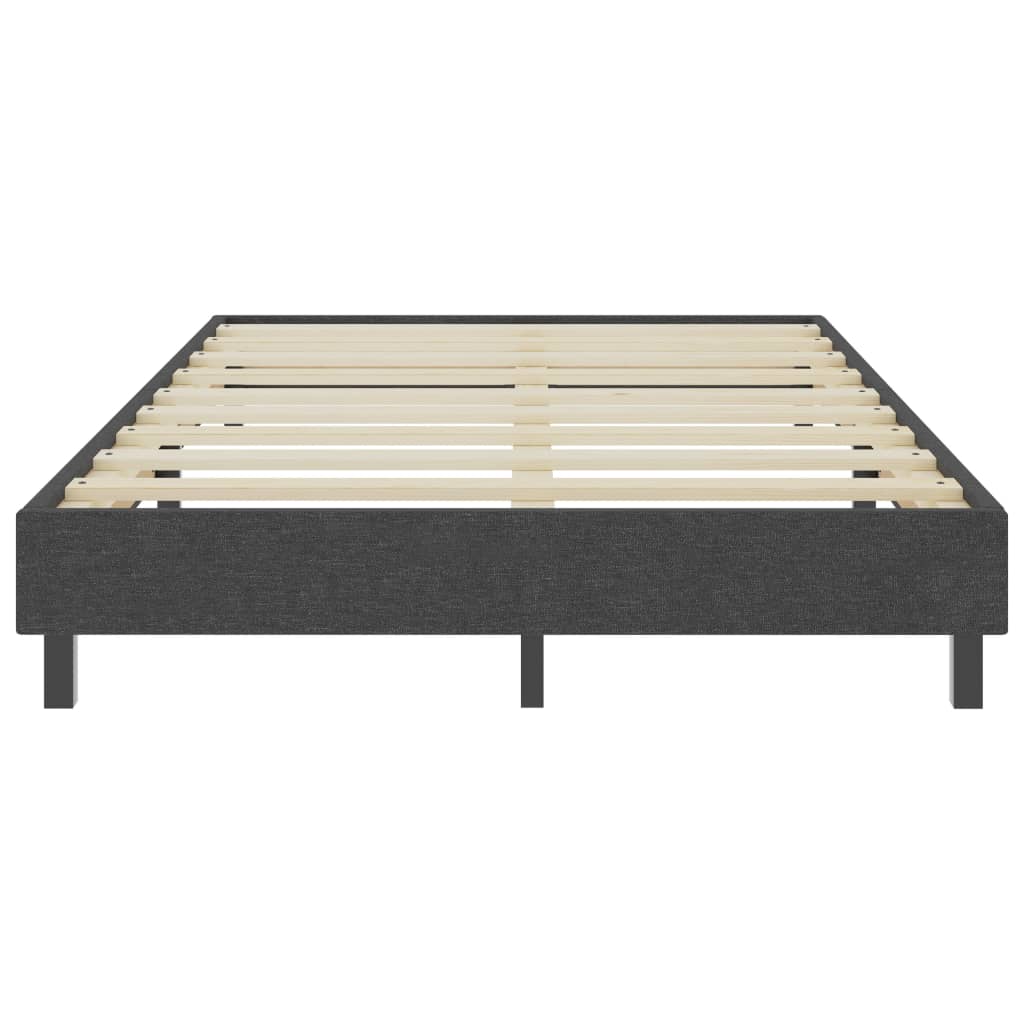 Boxspring Stof Donkergrijs 120 x 200 cm 24.5 cm