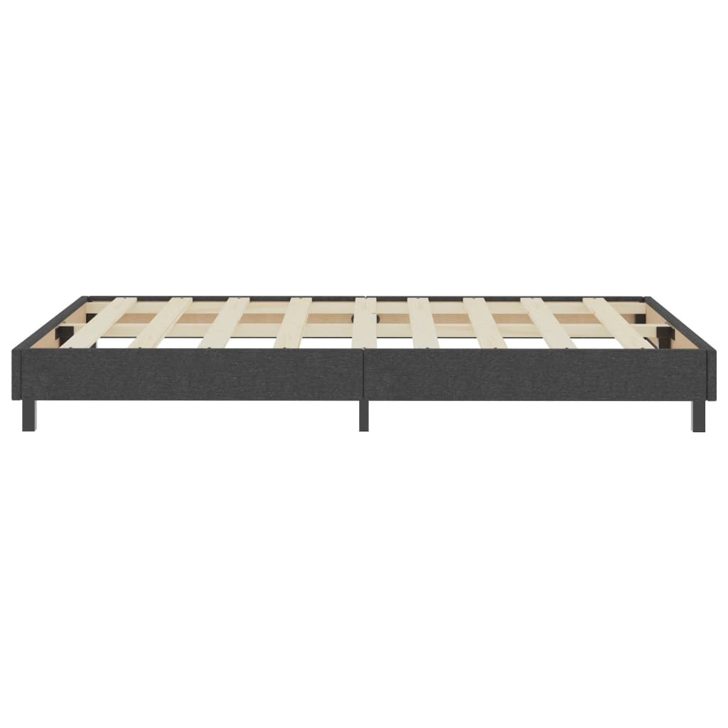 Boxspring Stof Donkergrijs 120 x 200 cm 24.5 cm