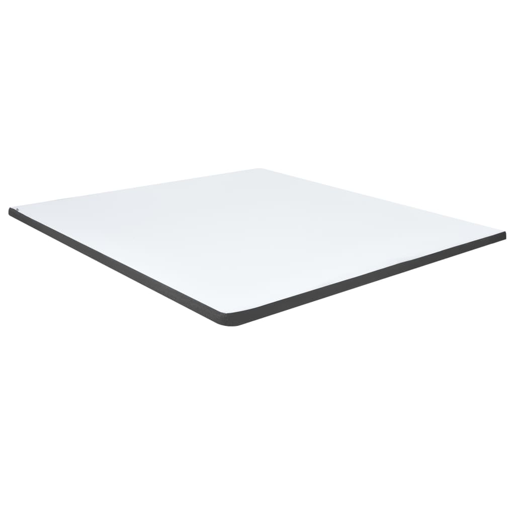 Boxspring Stof Donkergrijs 160 x 200 cm Effen hoofdeinde + 24,5 cm bedbodem