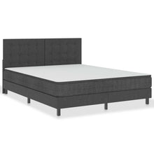 Boxspring Stof Donkergrijs 180 x 200 cm