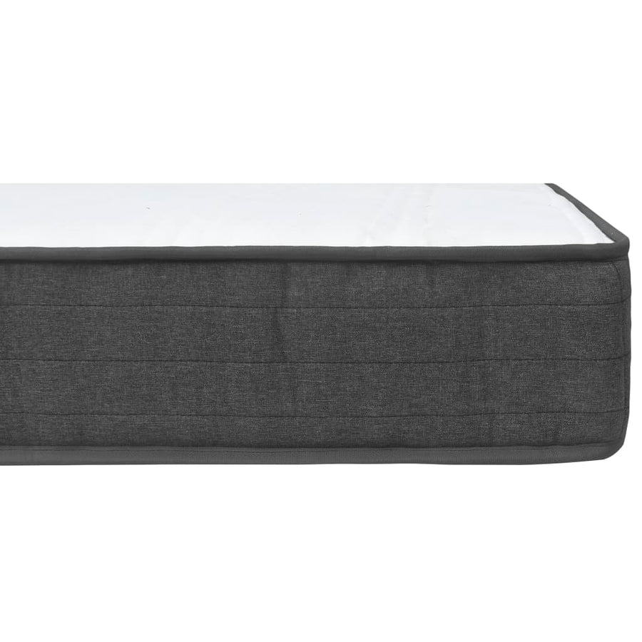 Boxspring Stof Donkergrijs 200 x 200 cm