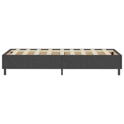 Boxspring Stof Donkergrijs 80 x 200 cm 35.5 cm
