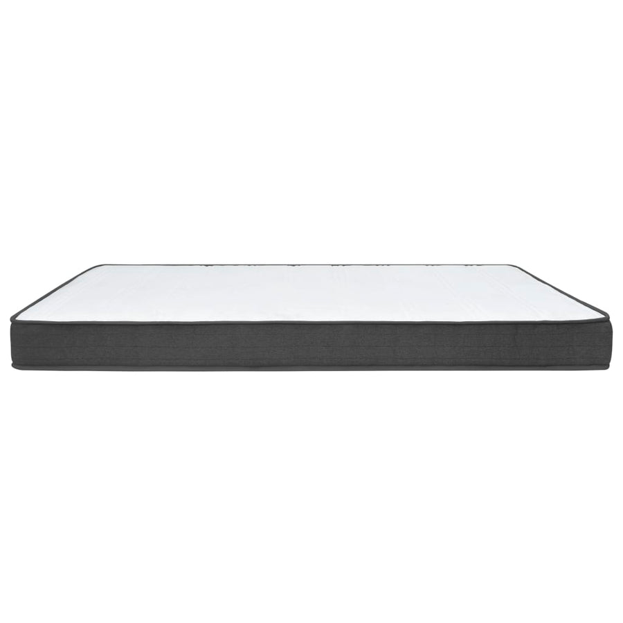 Boxspring Stof Donkergrijs 100 x 200 cm 35.5 cm