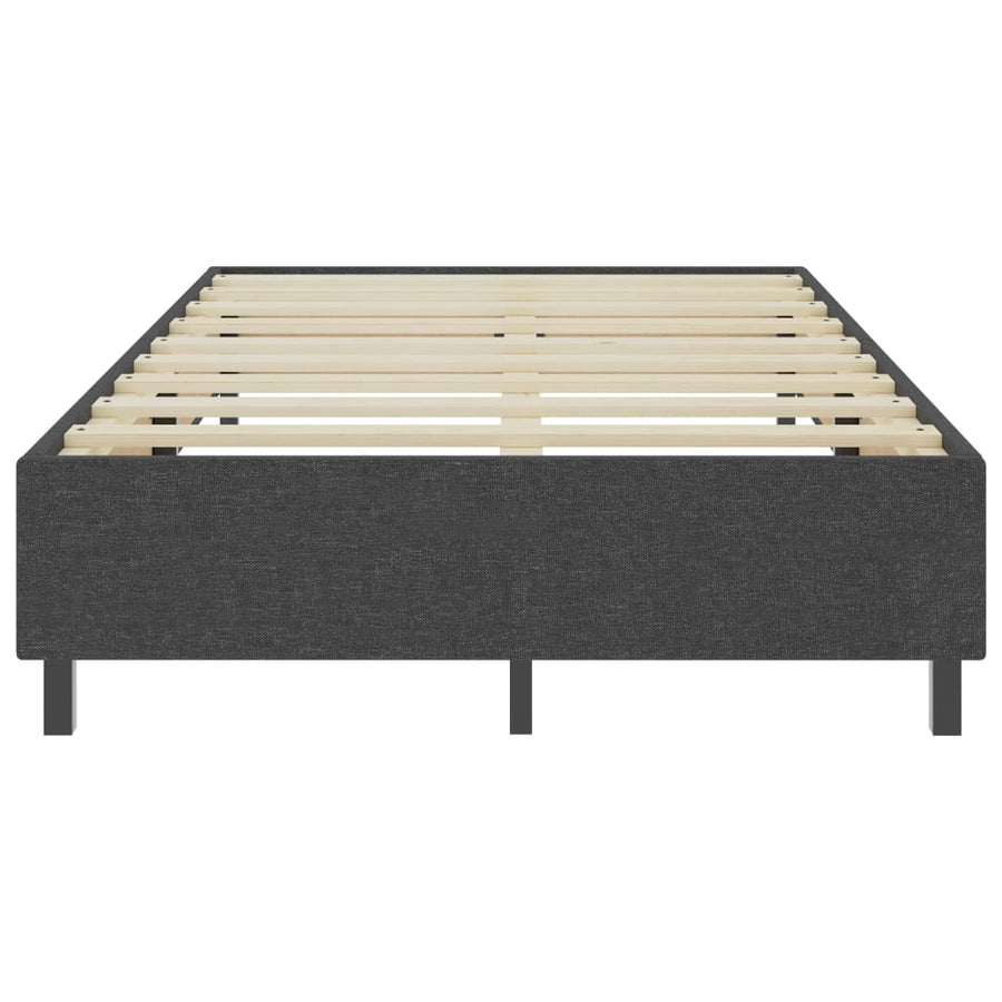 Boxspring Stof Donkergrijs 120 x 200 cm 35.5 cm