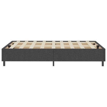 Boxspring Stof Donkergrijs 120 x 200 cm 35.5 cm