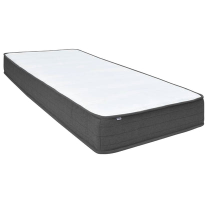 Boxspring Stof Donkergrijs 120 x 200 cm 35.5 cm