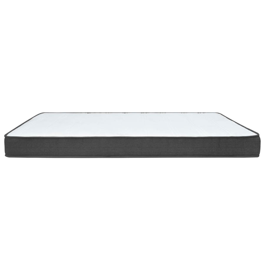 Boxspring Stof Donkergrijs 120 x 200 cm 35.5 cm