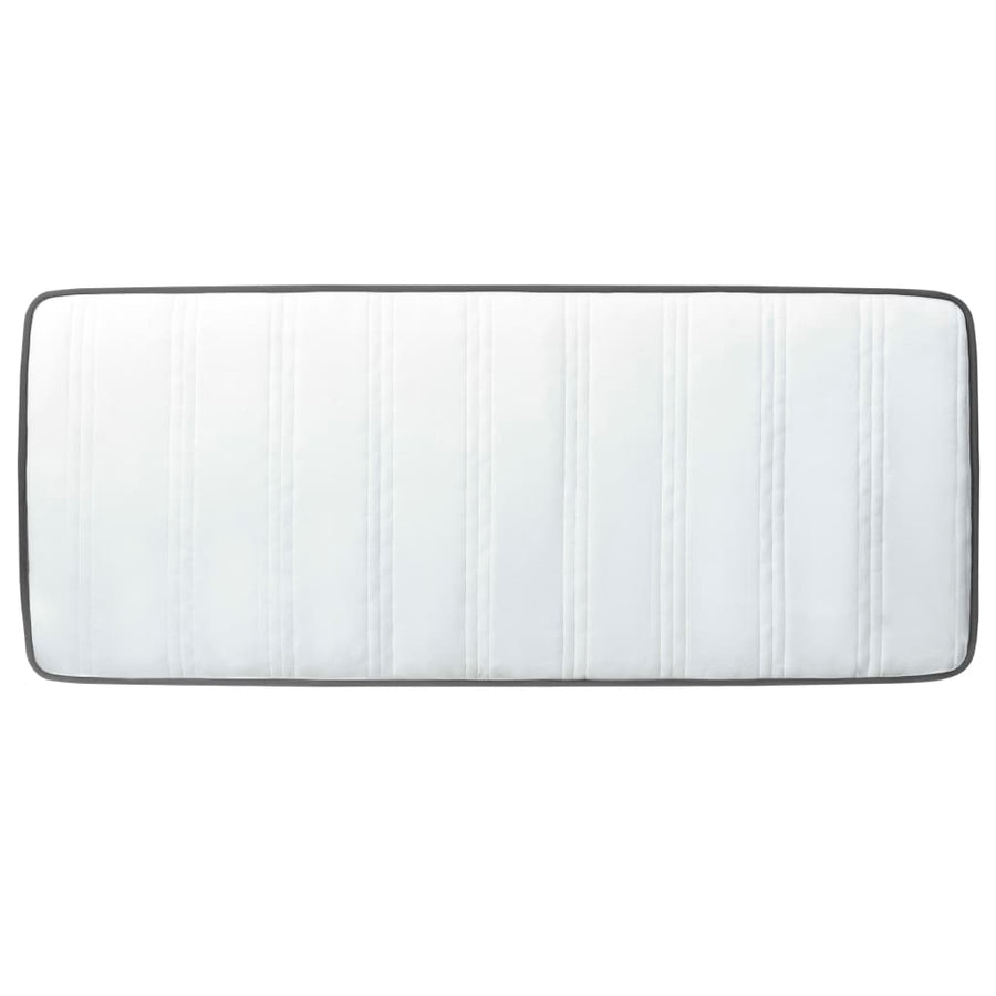 Boxspring Stof Donkergrijs 120 x 200 cm 35.5 cm
