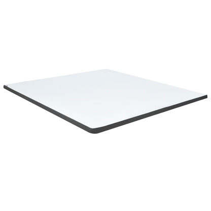 Boxspring Stof Donkergrijs 160 x 200 cm Effen hoofdeinde + 35,5 cm bedbodem