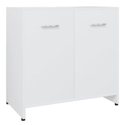 Badkamerkast 60X33X6 Cm Bewerkt Hout Wit
