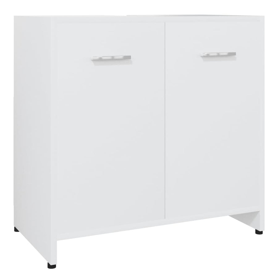 Badkamerkast 60X33X6 Cm Bewerkt Hout Wit