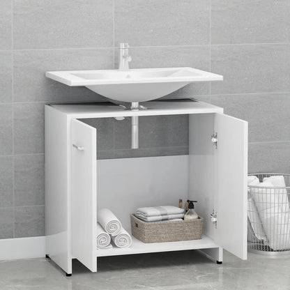 Badkamerkast 60X33X6 Cm Bewerkt Hout Wit