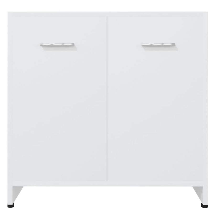 Badkamerkast 60X33X6 Cm Bewerkt Hout Wit