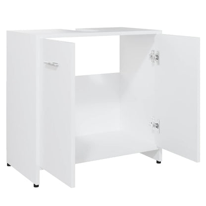 Badkamerkast 60X33X6 Cm Bewerkt Hout Wit