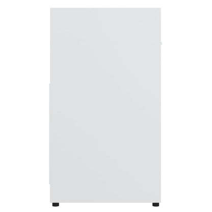 Badkamerkast 60X33X6 Cm Bewerkt Hout Wit