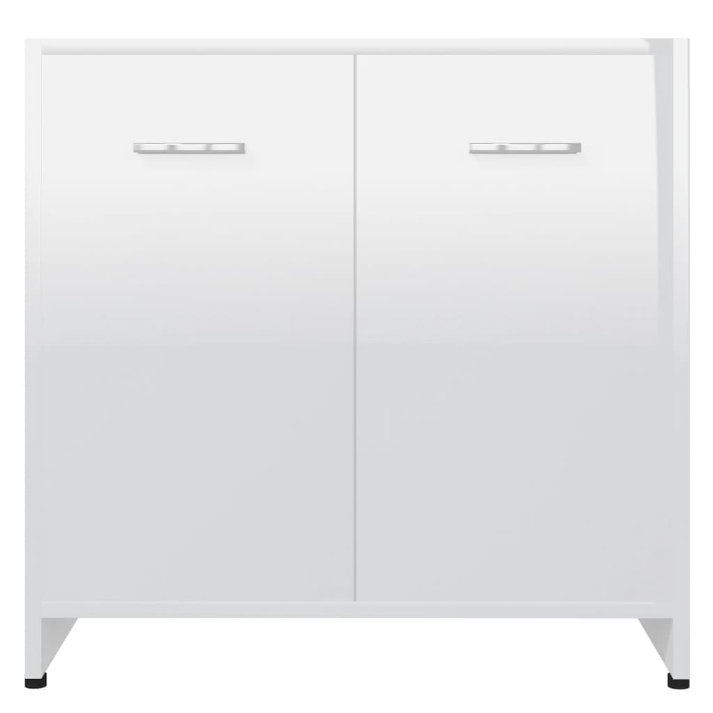 Badkamerkast 60X33X6 Cm Spaanplaat Hoogglans wit