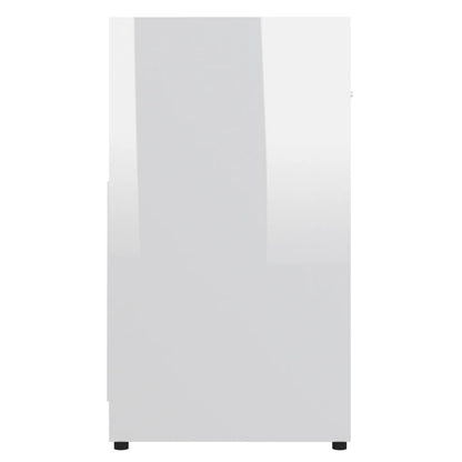 Badkamerkast 60X33X6 Cm Spaanplaat Hoogglans wit