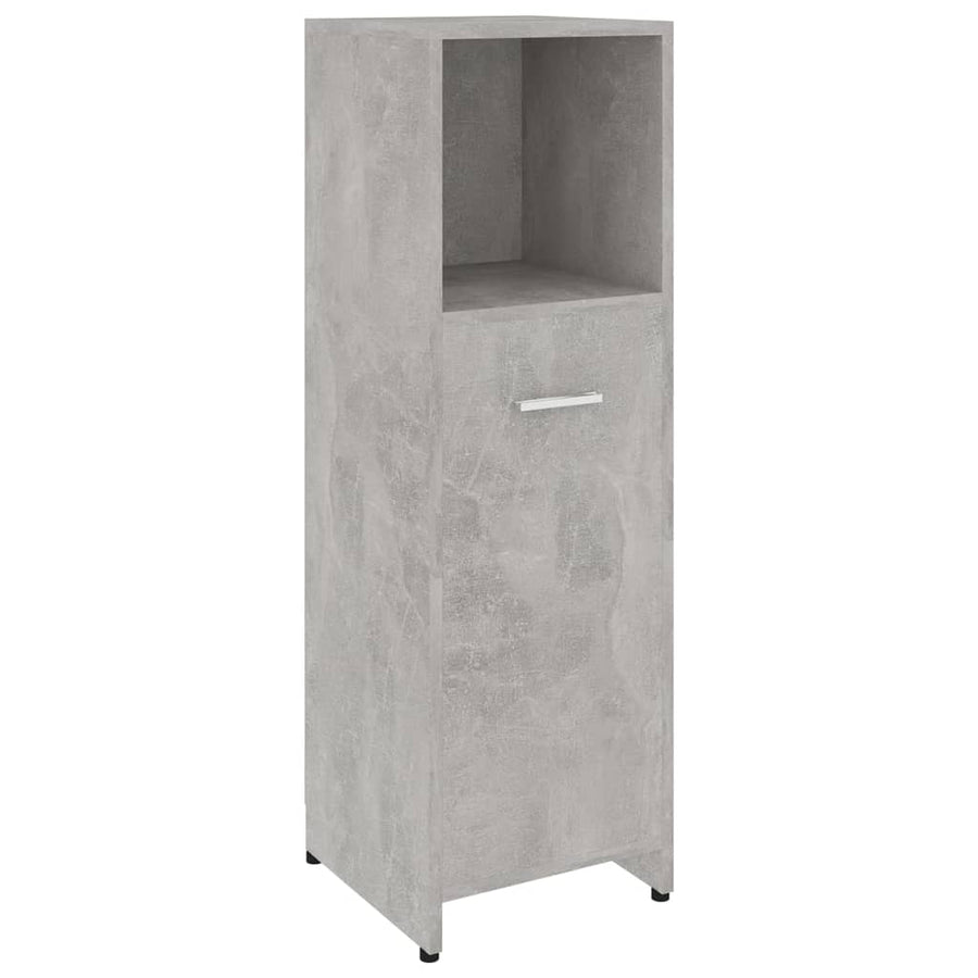 Badkamerkast 30X30X95 Cm Spaanplaat Betongrijs