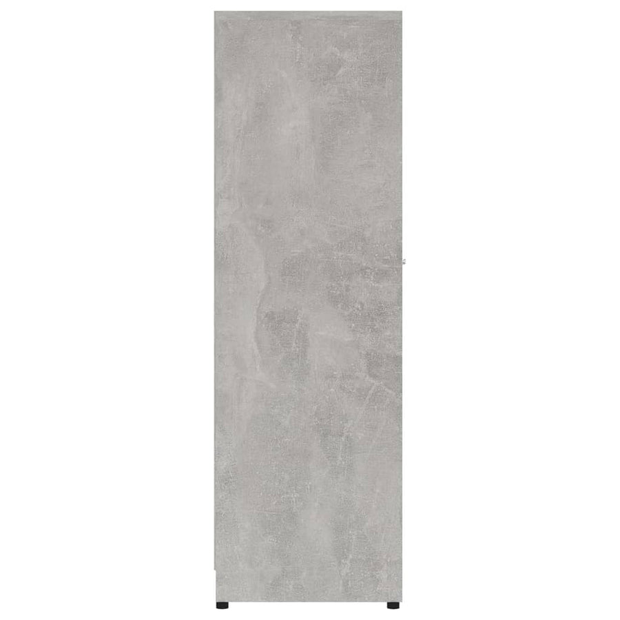 Badkamerkast 30X30X95 Cm Spaanplaat Betongrijs