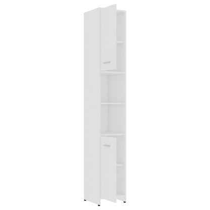 Badkamerkast 30X30X83,5 Cm Spaanplaat Wit Met handvat