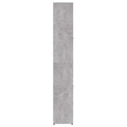 Badkamerkast 30X30X83,5 Cm Spaanplaat Betongrijs Met handvat