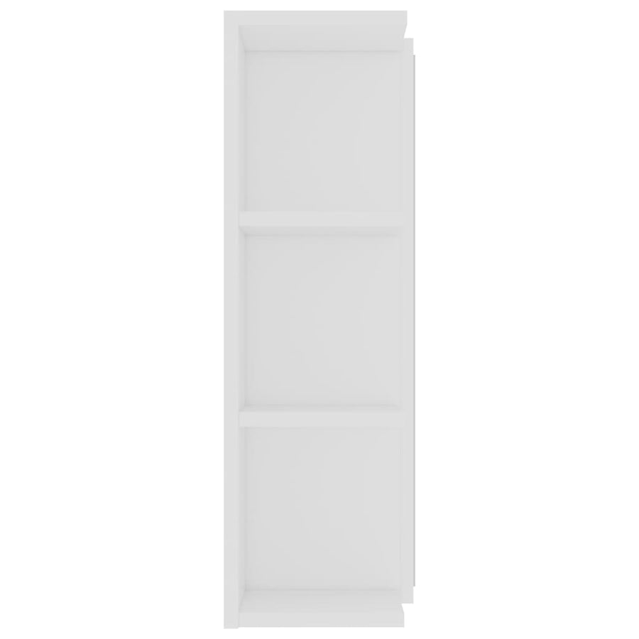 Badkamerspiegelkast 80X20,5X64 Cm Bewerkt Hout Wit