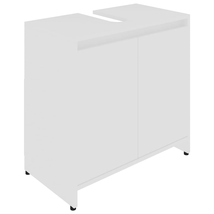 Badkamerkast 60X33X6 Cm Spaanplaat Wit
