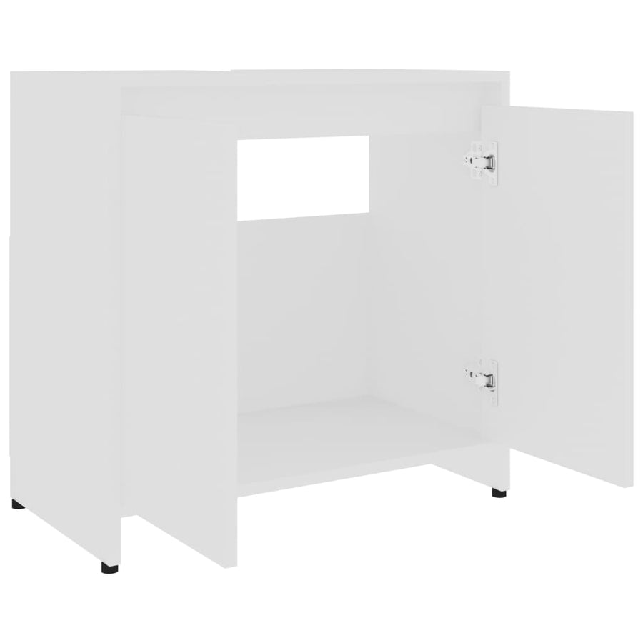 Badkamerkast 60X33X6 Cm Spaanplaat Wit