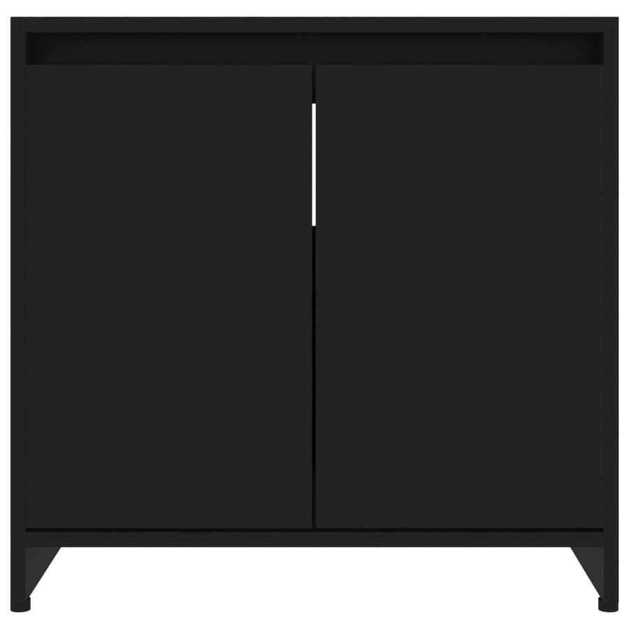 Badkamerkast 60X33X6 Cm Spaanplaat Zwart