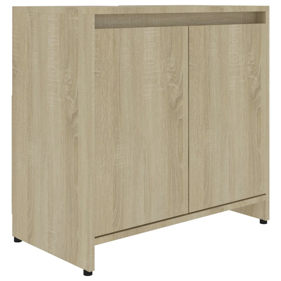 Badkamerkast 60X33X6 Cm Spaanplaat Kleurig Sonoma eiken
