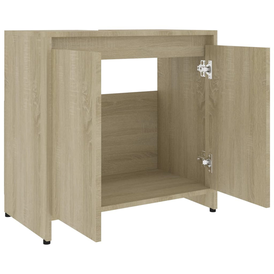 Badkamerkast 60X33X6 Cm Spaanplaat Kleurig Sonoma eiken