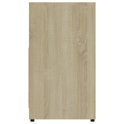 Badkamerkast 60X33X6 Cm Spaanplaat Kleurig Sonoma eiken
