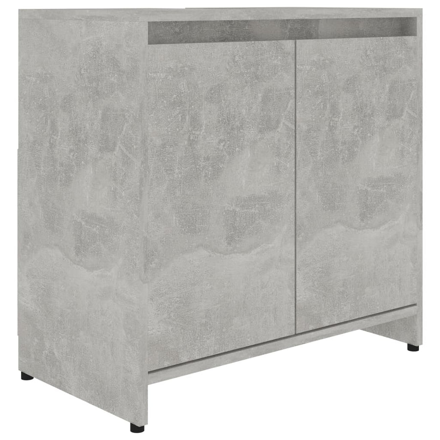 Badkamerkast 60X33X6 Cm Spaanplaat Betongrijs