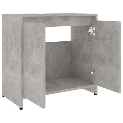 Badkamerkast 60X33X6 Cm Spaanplaat Betongrijs