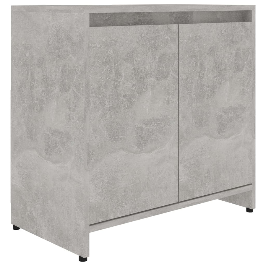 Badkamerkast 60X33X6 Cm Spaanplaat Betongrijs