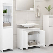 Badkamerkast 60X33X6 Cm Spaanplaat Hoogglans wit