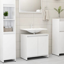 Badkamerkast 60X33X6 Cm Spaanplaat Hoogglans wit