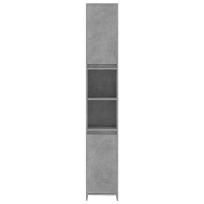 Badkamerkast 30X30X83,5 Cm Spaanplaat Betongrijs Zonder handvat