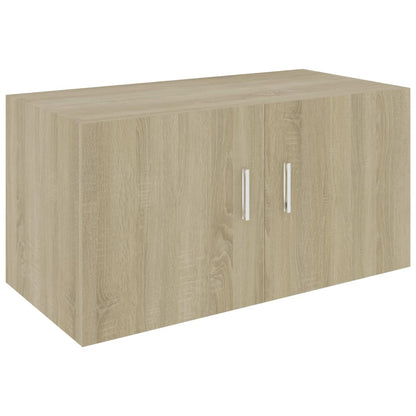 Hangkast 80X39X40 Cm Spaanplaat Kleurig Sonoma eiken