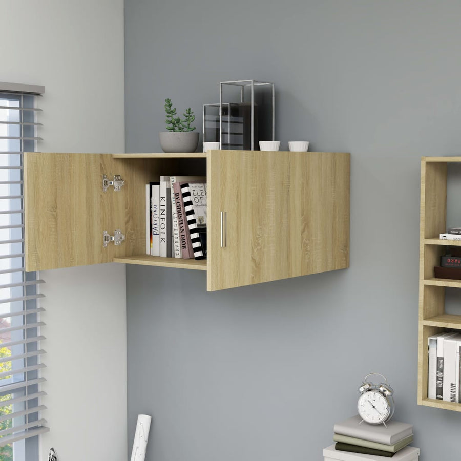 Hangkast 80X39X40 Cm Spaanplaat Kleurig Sonoma eiken