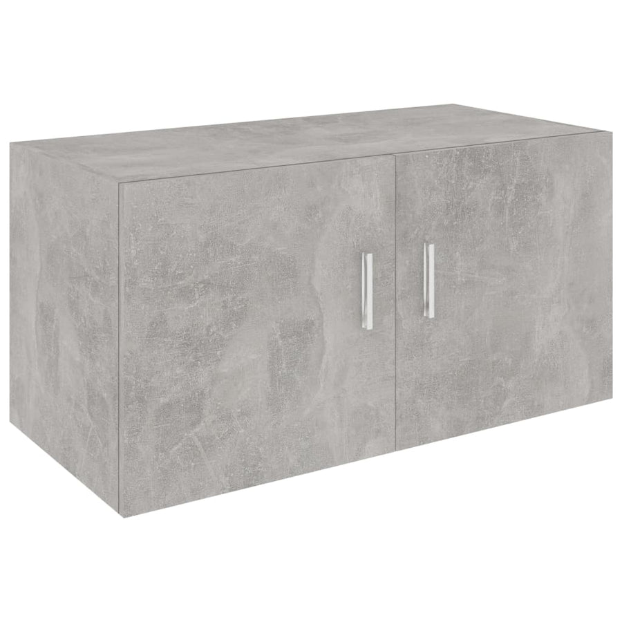 Hangkast 80x39x40 cm spaanplaat betongrijs Betongrijs