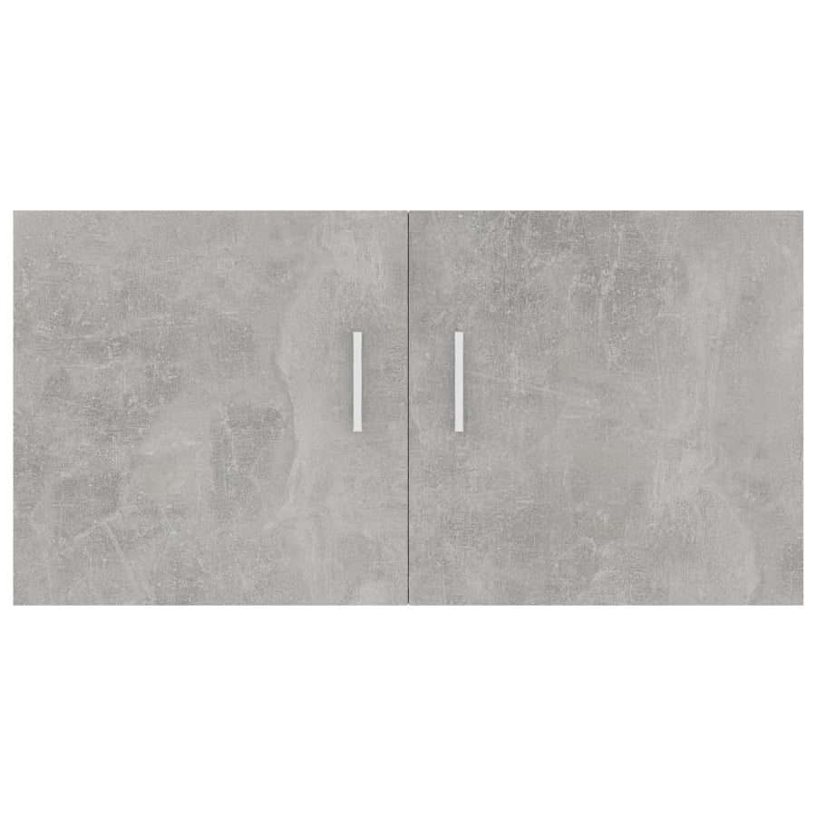 Hangkast 80x39x40 cm spaanplaat betongrijs Betongrijs